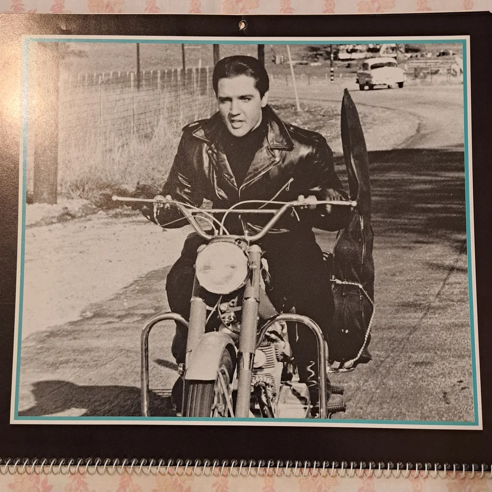 Vintage 1990 Elvis Calendar VGC